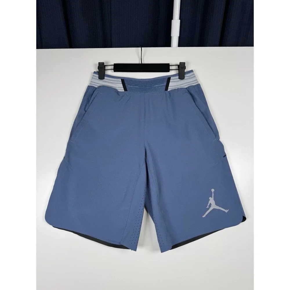 Jordan Brand Blue Performance Basketball Shorts - Men's Small - Jumpman Logo